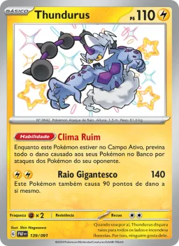 Thundurus 139 Destinos de Paldea