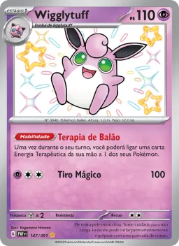 Wigglytuff 147 Destinos de Paldea