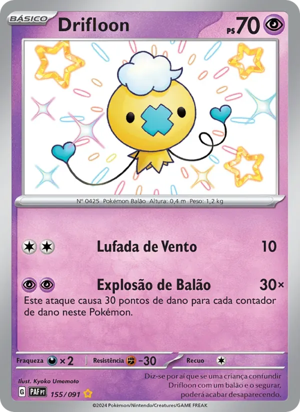 Drifloon 155/91 Destinos de Paldea