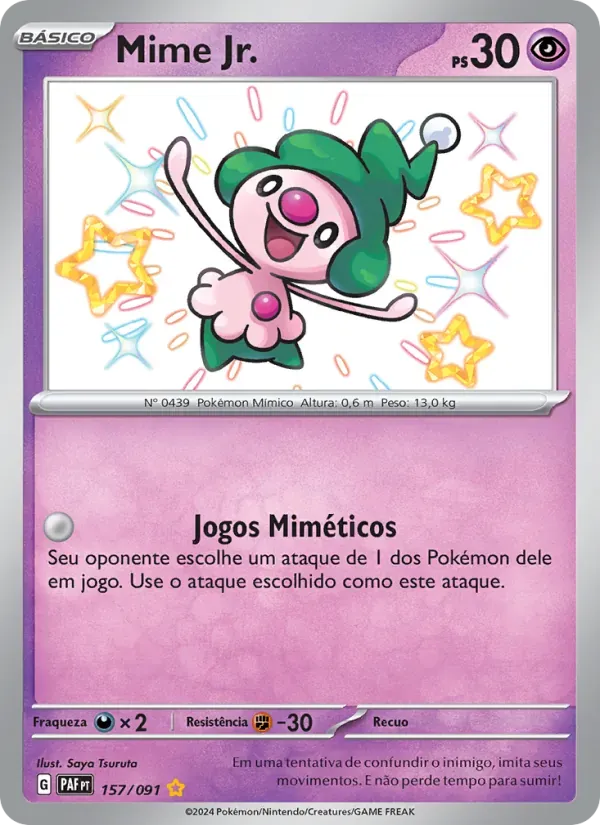 Mime Jr. 157/91 Destinos de Paldea