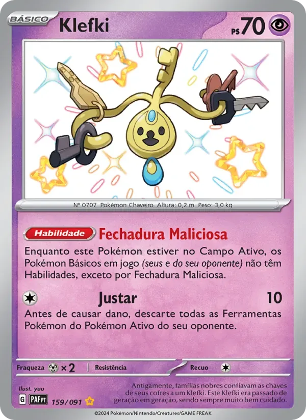 Klefki 159/91 Destinos de Paldea