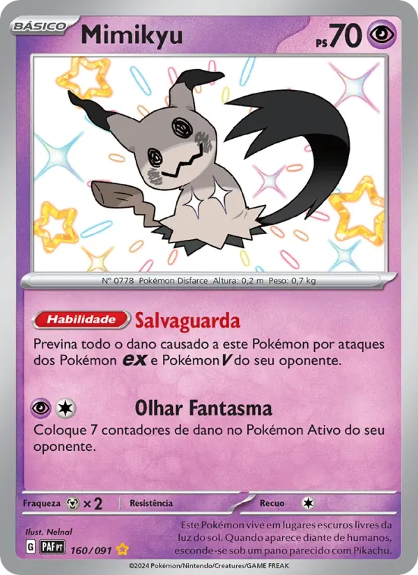 Mimikyu 160/91 Destinos de Paldea