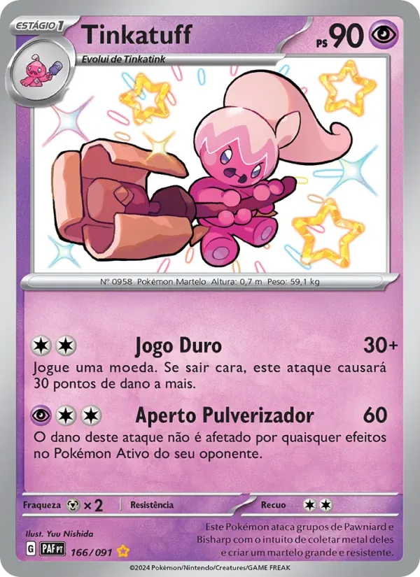 Tinkatuff 166/91 Destinos de Paldea