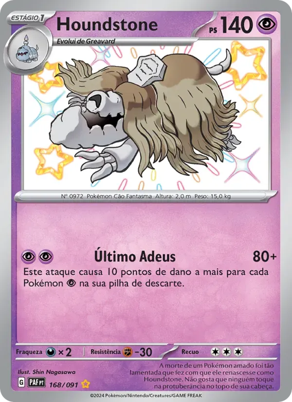 Houndstone 168/91 Destinos de Paldea