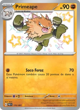 Primeape 170 Destinos de Paldea