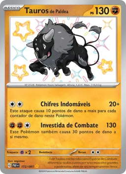 Tauros de Paldea 172 Destinos de Paldea