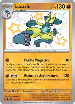 Lucario 174 Destinos de Paldea