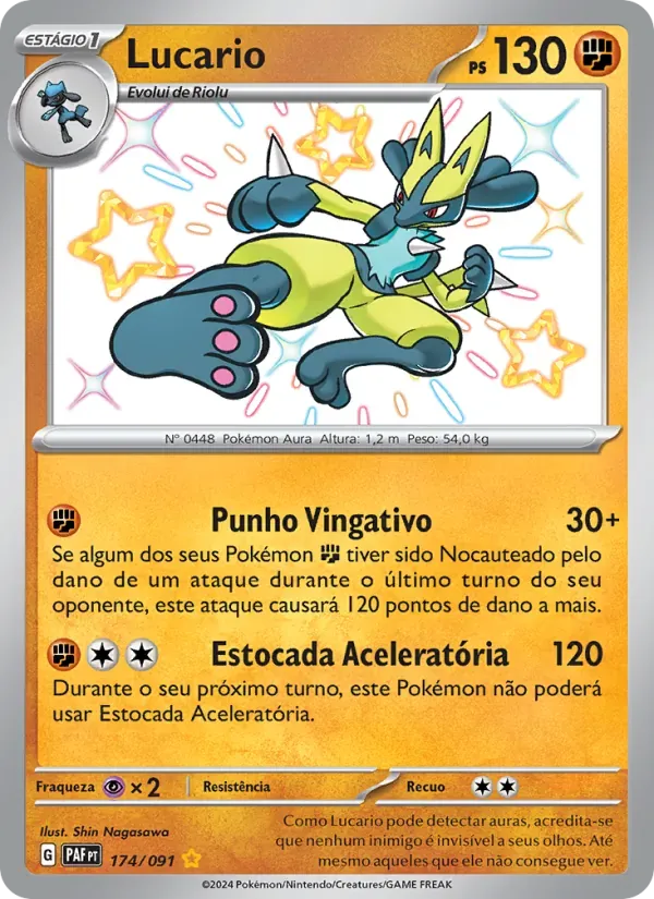 Lucario 174/91 Destinos de Paldea
