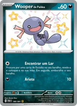 Wooper de Paldea 180 Destinos de Paldea