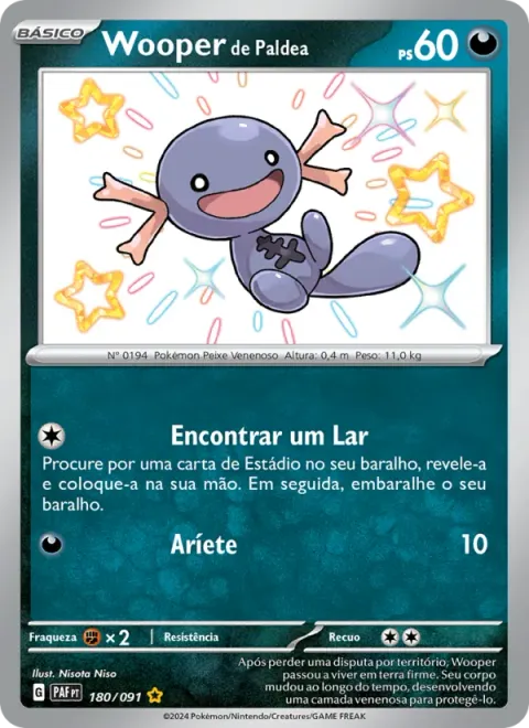 Wooper de Paldea 180/91