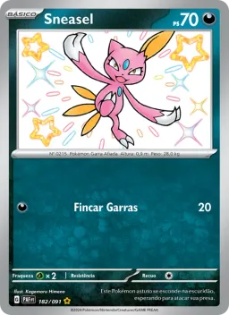 Sneasel 182 Destinos de Paldea