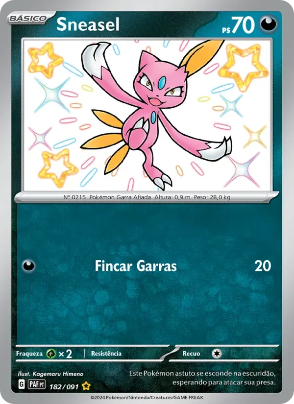 Sneasel 182/91 Destinos de Paldea