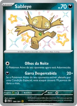 Sableye 184 Destinos de Paldea