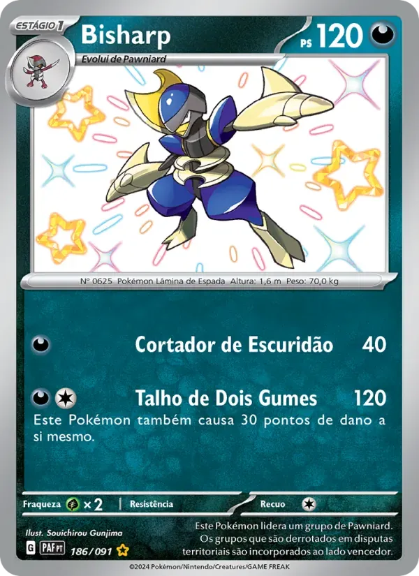 Bisharp 186/91 Destinos de Paldea
