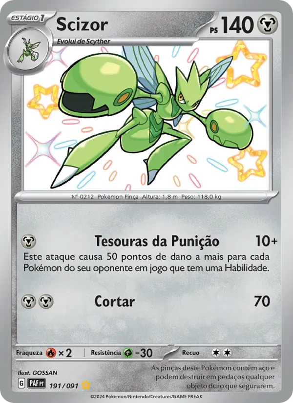 Scizor 191/91 Destinos de Paldea