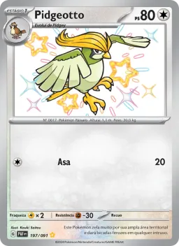 Pidgeotto 197 Destinos de Paldea
