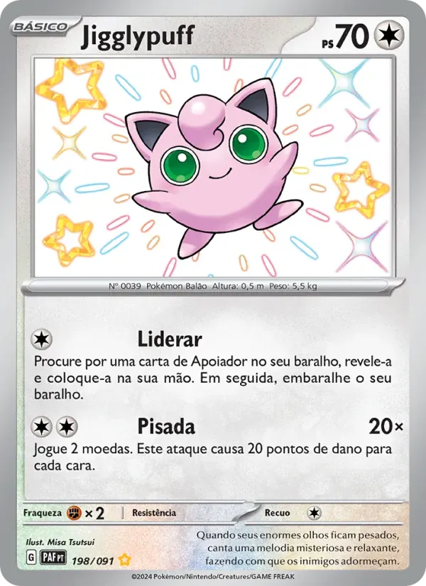 Jigglypuff 198/91 Destinos de Paldea