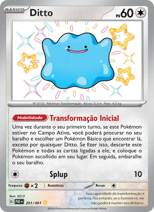 Ditto 201/91 Destinos de Paldea