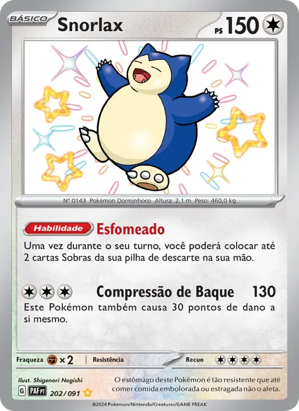 Snorlax 202/91 Destinos de Paldea