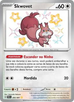Skwovet 205 Destinos de Paldea