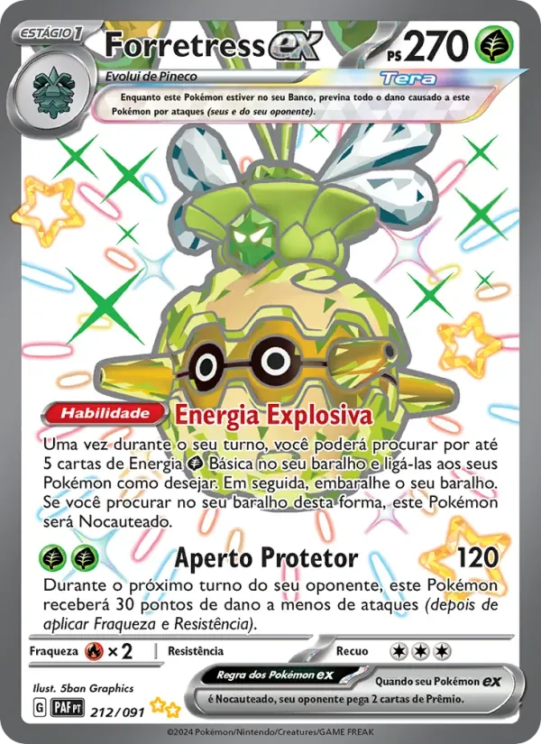Forretress ex 212/91 Destinos de Paldea