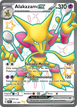 Alakazam ex 215 Destinos de Paldea