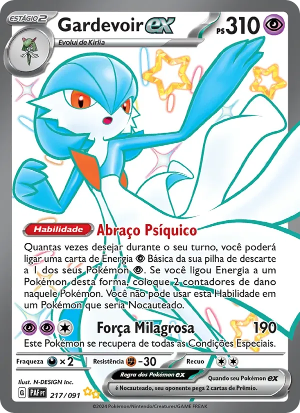 Gardevoir ex 217/91 Destinos de Paldea