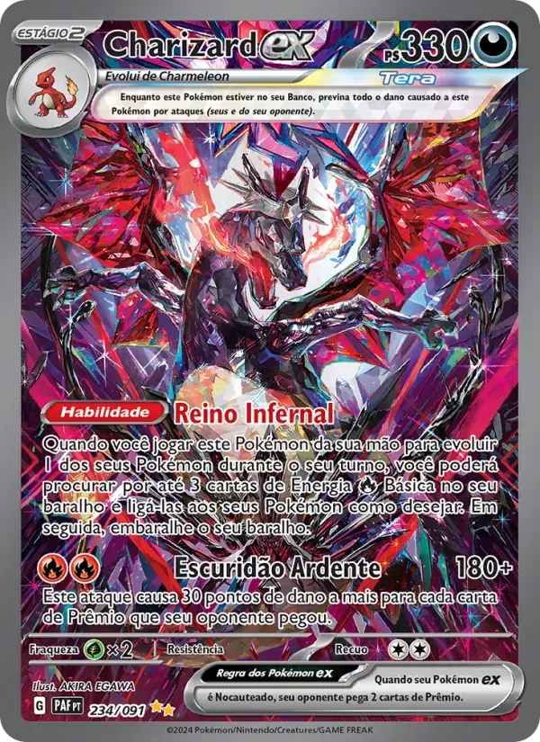 Charizard ex 234/91 Destinos de Paldea