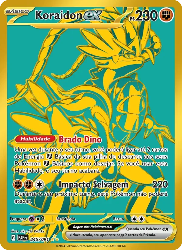 Koraidon ex 245/91 Destinos de Paldea