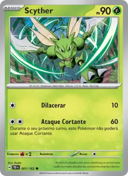 Scyther 001 Forças Temporais