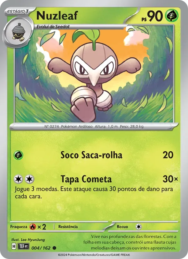 Nuzleaf 004/162 Forças Temporais