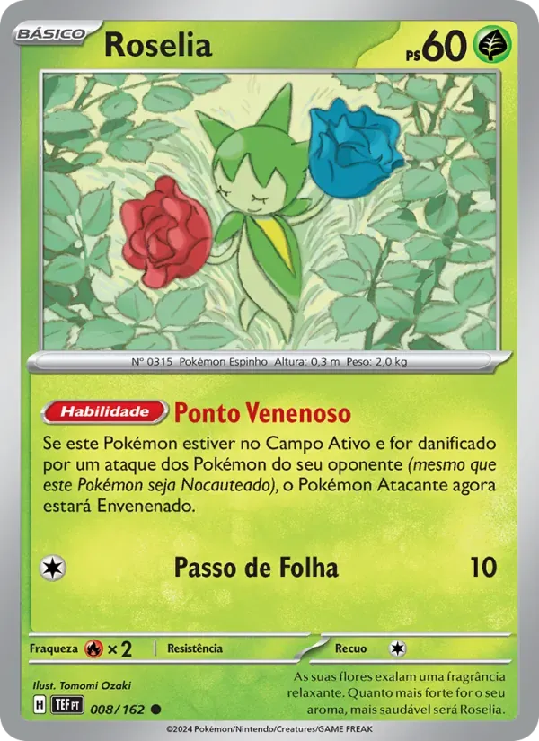 Roselia 008/162 Forças Temporais