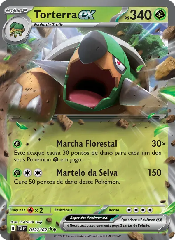 Torterra ex 012/162 Forças Temporais