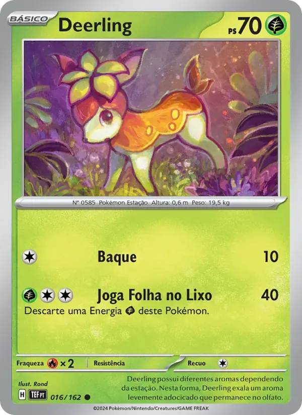 Deerling 016/162 Forças Temporais