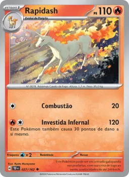 Rapidash 027 Forças Temporais