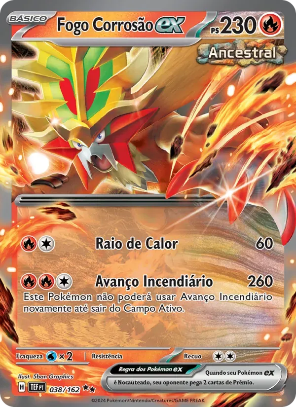 Fogo Corrosão ex 038/162 Forças Temporais