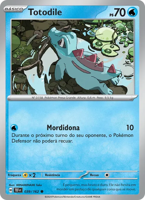 Totodile 039/162 Forças Temporais