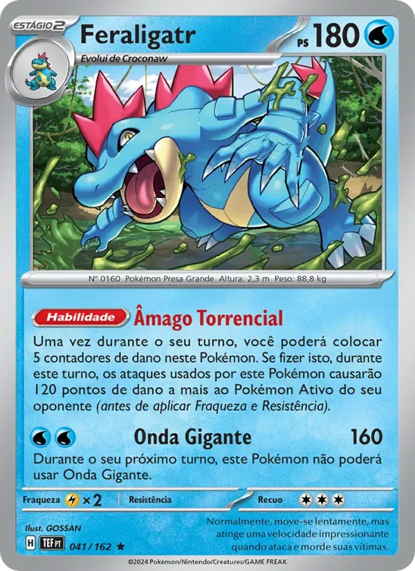 Feraligatr 041/162 Forças Temporais