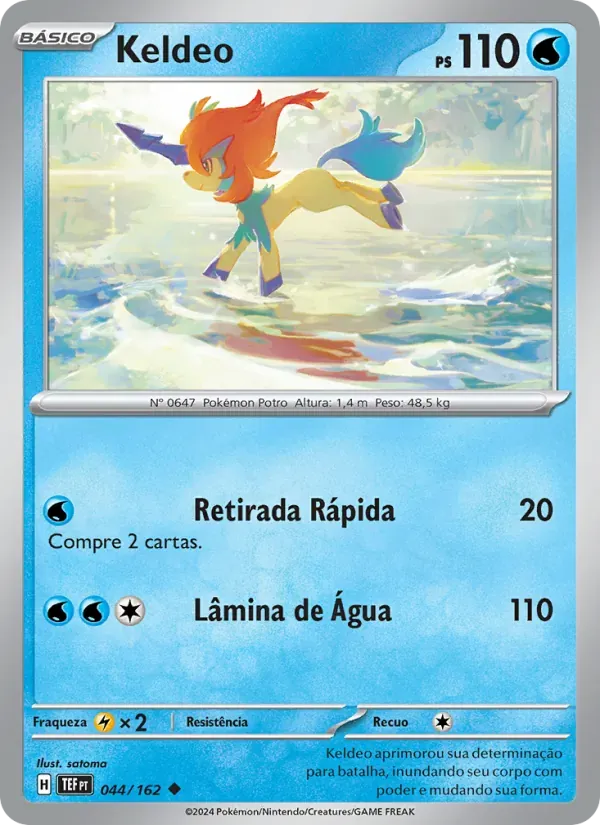 Keldeo 044/162 Forças Temporais