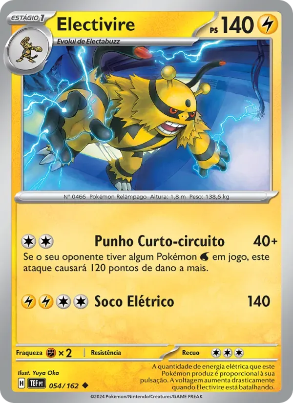 Electivire 054/162 Forças Temporais