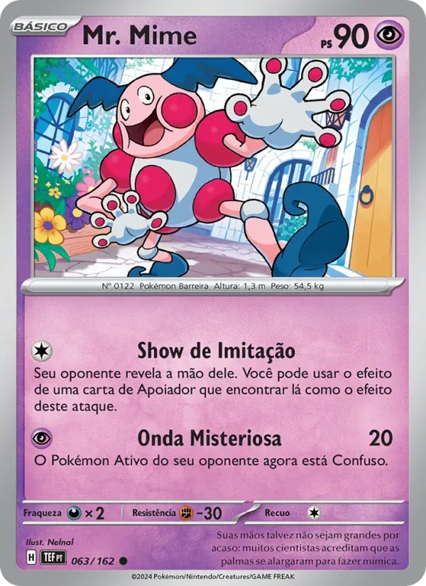Mr. Mime 063/162 Forças Temporais