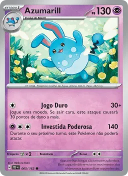 Azumarill 065 Forças Temporais