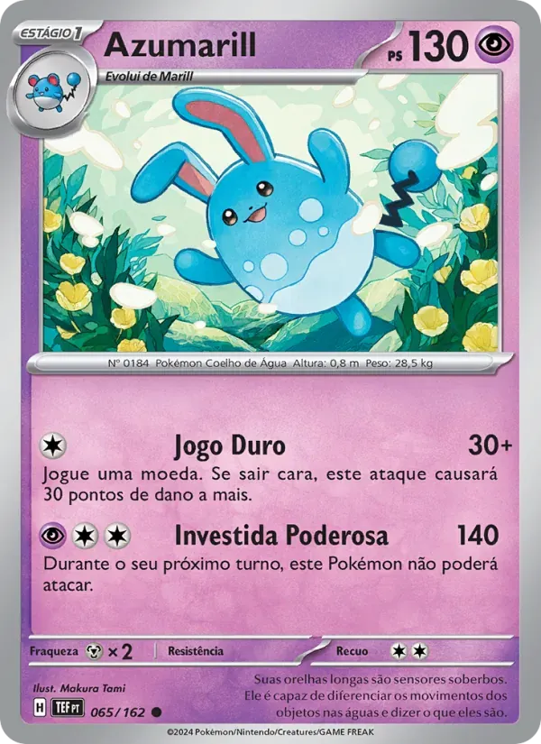 Azumarill 065/162 Forças Temporais
