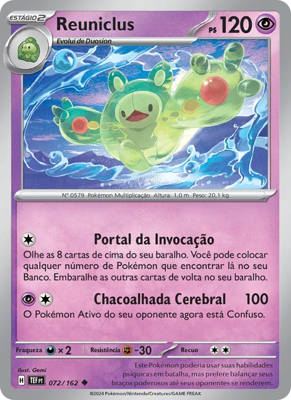 Reuniclus 072/162 Forças Temporais
