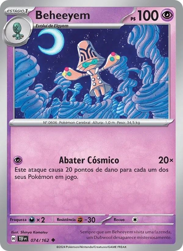 Beheeyem 074/162 Forças Temporais