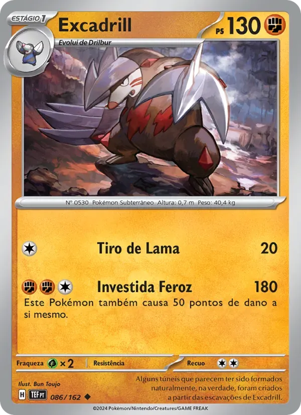 Excadrill 086/162 Forças Temporais