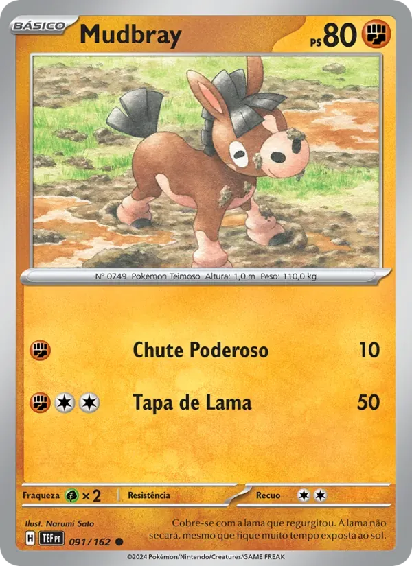 Mudbray 091/162 Forças Temporais