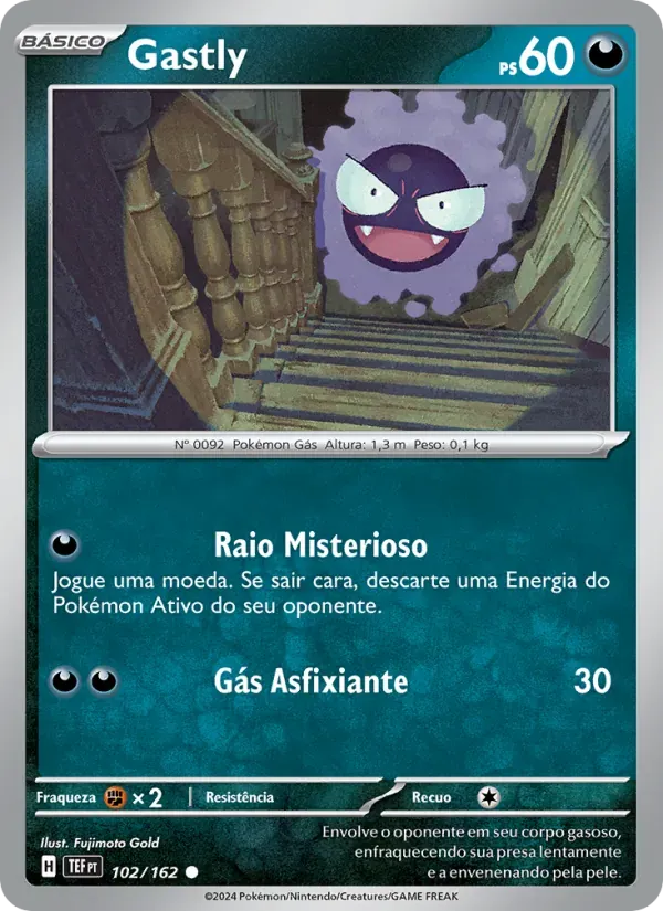 Gastly 102/162 Forças Temporais