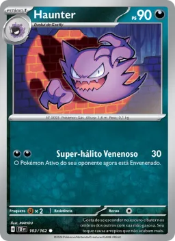 Haunter 103 Forças Temporais