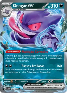 Gengar ex 104 Forças Temporais